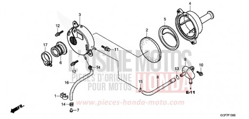 FILTRE A AIR CRF70FC de 2012